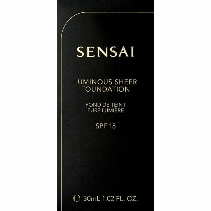 Fonds de teint liquides Sensai Luminous Sheer SPF 15 203-Neutral Beige (30 ml)