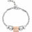 Bracelet Femme Morellato SCZ503 Argenté Acier Or rose (19 cm)