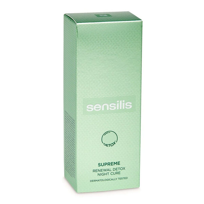 Crème anti-âge de nuit Sensilis Supreme Renewal Detox Cure (30 ml)