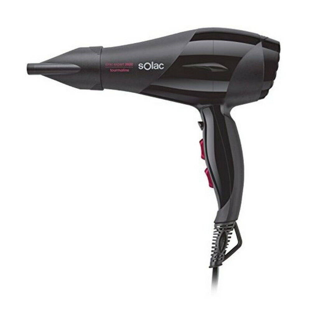 Sèche-cheveux Solac SP7170 Expert2600 Tourmaline 2600W IONIC Noir (OPENBOX)